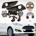 Противотуманная фара Ford Fiesta белого цвета с светоди