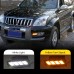 Дневные ходовые огни Toyota Land Cruiser Prado белого ц
