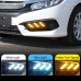 Светодиодные дневные ходовые огни для Honda Civic белог