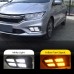 Светодиодные дневные ходовые огни для Honda City, белый
