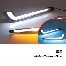 Светодиодные Дневные Ходовые Огни Cadillac Xts Белого Цвета (White Yellow Blue)
