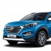 Дневные ходовые огни Hyundai Tucson белого цвета из ABS