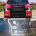 Фары Ford Raptor F-150 Белые Светодиодные ДХО Линзы Бик