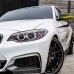 Светодиодный поворотник для BMW серии 1-4, ABS, черный