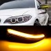 Светодиодный поворотник для BMW серии 1-4, ABS, черный