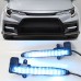 Дневные ходовые огни Toyota Corolla SE XSE желтого цвет