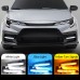 Дневные ходовые огни Toyota Corolla SE XSE желтого цвет