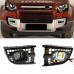 Противотуманные фары Land Rover Defender белого цвета с