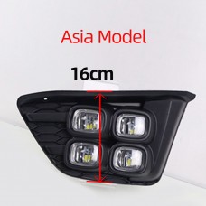 Светодиодные дневные ходовые огни для Honda Jazz/Fit, ABS, 2008-2013, белый+желтый сигнал

