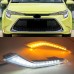 Дневные ходовые огни Toyota Corolla Levin белого цвета 