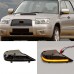 Повторитель зеркал Subaru красный LED