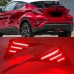 Задний противотуманный фонарь Toyota C-HR красный свето