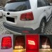Задний фонарь для Kia Sorento красного цвета из ABS с L