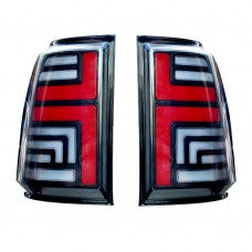 Фонарь Задний для Mitsubishi Pajero Montero V93 V97 - Красный, Прозрачный, Светодиодный.