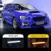 Дневные ходовые огни DRL для Subaru WRX, желтые, водоне