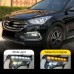 Противотуманная фара DRL для Hyundai Santa Fe белого цв