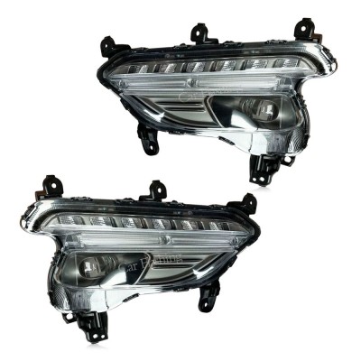 Противотуманная фара DRL для Hyundai Santa Fe белого цв
