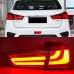 Задний фонарь DRL Mitsubishi ASX красный светодиодный