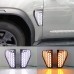 Боковые фары для Chery Jetour Traveller T2 белого цвета