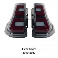 Задний Фонарь для Toyota Land Cruiser Prado Lc120 Lc150 - Красный Абс + Светодиод (2010-2017 прозрачная крышка)