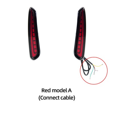 Светодиодный задний фонарь Honda Civic Type R красного 