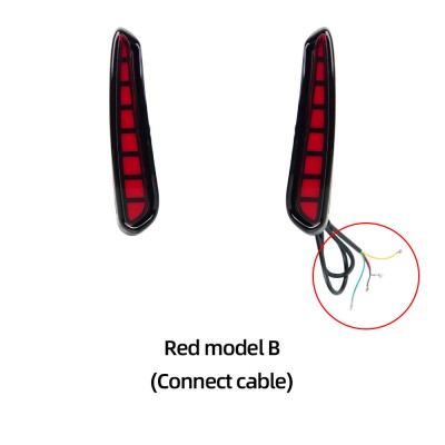 Светодиодный задний фонарь Honda Civic Type R красного 