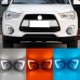 Дневные ходовые огни Mitsubishi ASX белого цвета с дина