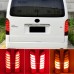 Задние фары в сборе для Toyota HiAce красного цвета с с
