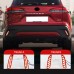 Задний фонарь стоп-сигнала Toyota Corolla красный ABS+L
