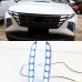 Дневные ходовые огни Hyundai Tucson LED DRL Белый Абс +