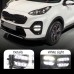 Дневные ходовые огни Kia Sportage KX5, светодиодные, бе