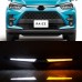 Дневные ходовые огни Toyota Raize белого цвета из ABS и