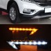 Светодиодные дневные огни Honda CR-V белого цвета с фун