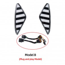 Дневные Ходовые Огни для Byd Yuan Plus Atto 3 - Белый Abs + Светодиод (Plug and Play B белый желтый синий)