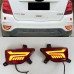 Задние фары на бампер для Chevrolet Trax красного цвета