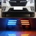 Фонари Subaru Forester желтого цвета с поворотником Абс