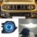 Фара для Suzuki Jimny светодиодная с DRL и Ангел глазом