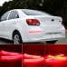 Фара заднего бампера Kia PEGAS красного цвета из ABS с 
