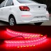 Фара заднего бампера Kia PEGAS красного цвета из ABS с 