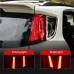 Задние фары Ford EcoSport красного цвета из ABS со свет