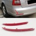 Фонарь задний Skoda Octavia красный ABS LED