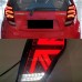 Задние фонари Chevrolet Spark красного цвета, светодиод