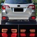 Фара заднего бампера Subaru XV красного цвета со светод