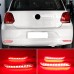 Задний фонарь Volkswagen Polo красный Абс + светодиод