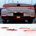 Отражатель заднего бампера Hyundai Elantra, красные лин
