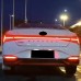 Отражатель заднего бампера Hyundai Elantra, красные лин
