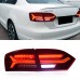 Задний фонарь Volkswagen Jetta красного цвета с динамич