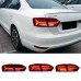 Задний фонарь Volkswagen Jetta красного цвета с динамич
