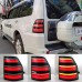 Задний фонарь Mitsubishi Pajero Montero красный АБС + с