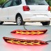 Задняя противотуманная фара Volkswagen Polo, красная, А